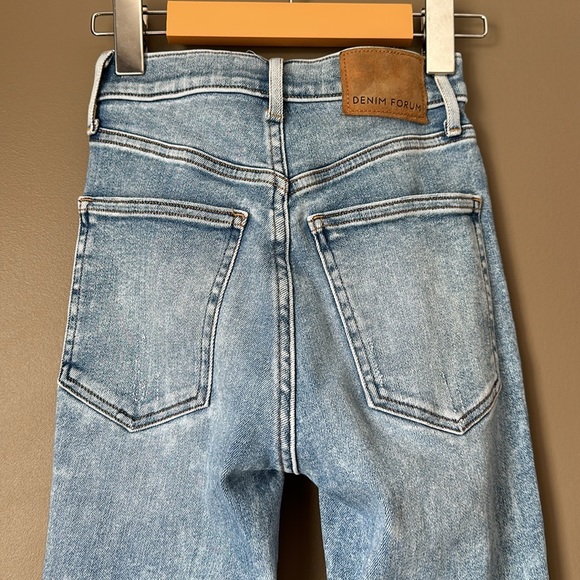 DENIM FORUM The Lola High Rise Skinny Crop Jeans Size 23 - Picture 8 of 13